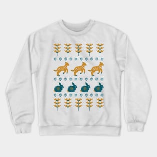 Bunny And Lamb (Zest) Crewneck Sweatshirt